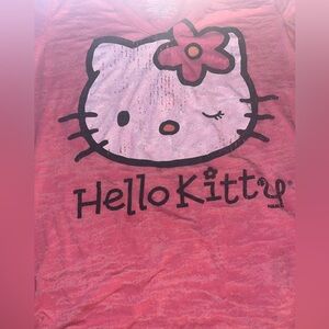 Hello Kitty Pink Floral Top